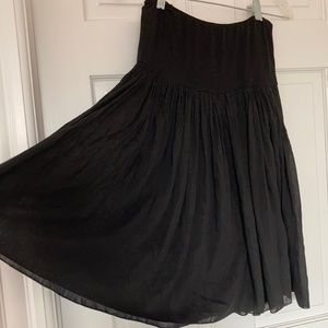 Easy breezy black skirt